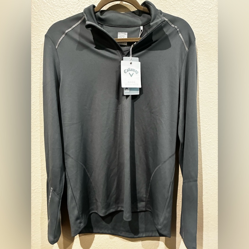 NWT Callaway Weather Series Men's Dark Gray Oregon Pepsi Performance Jacket